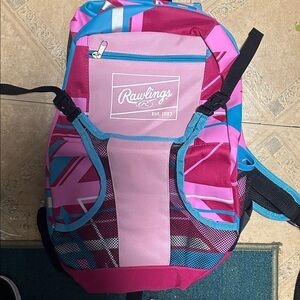 Rawlings Dynamic pink and blue Backpack